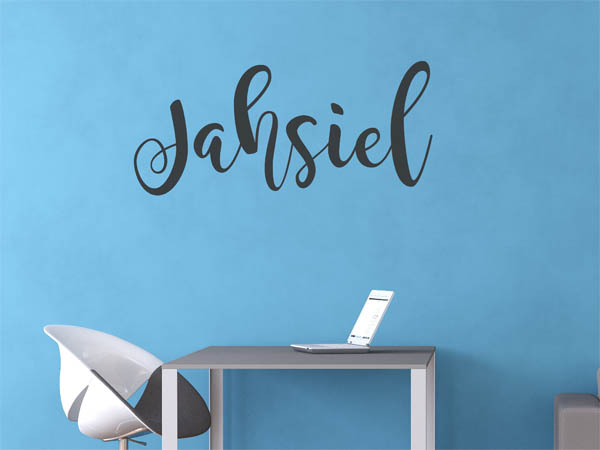 Wandtattoo Jahsiel in Handschrift
