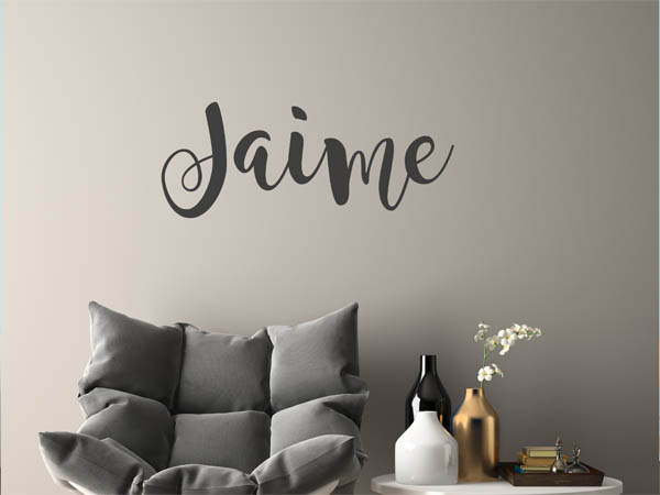 Wandtattoo Jaime in Handschrift