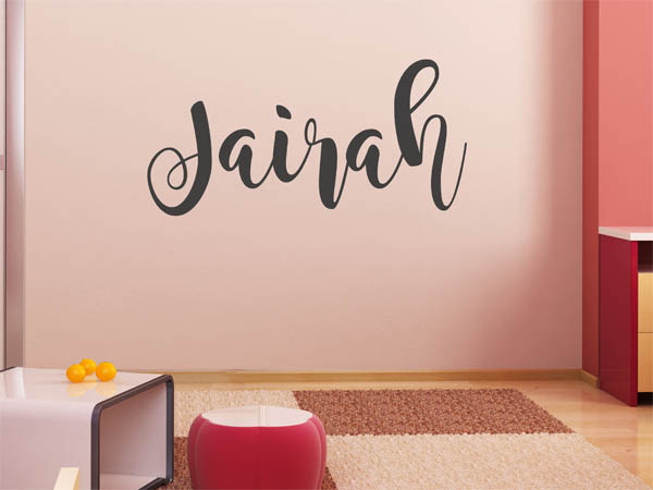 Wandtattoo Jairah in Handschrift