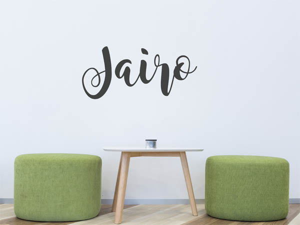 Wandtattoo Jairo in Handschrift