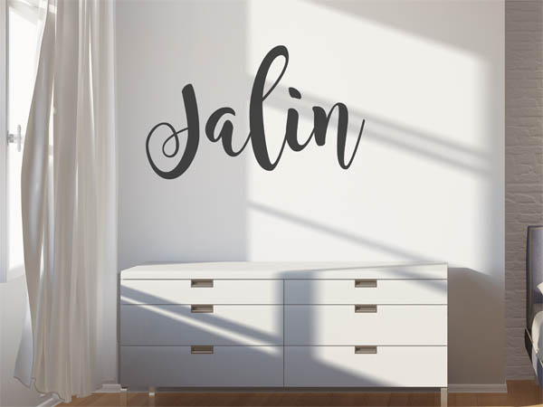Wandtattoo Jalin in Handschrift
