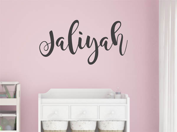 Wandtattoo Jaliyah in Handschrift
