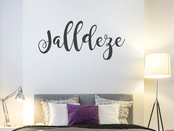 Wandtattoo Jalldeze in Handschrift
