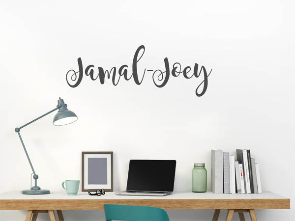 Wandtattoo Jamal-Joey in Handschrift