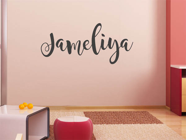Wandtattoo Jameliya in Handschrift