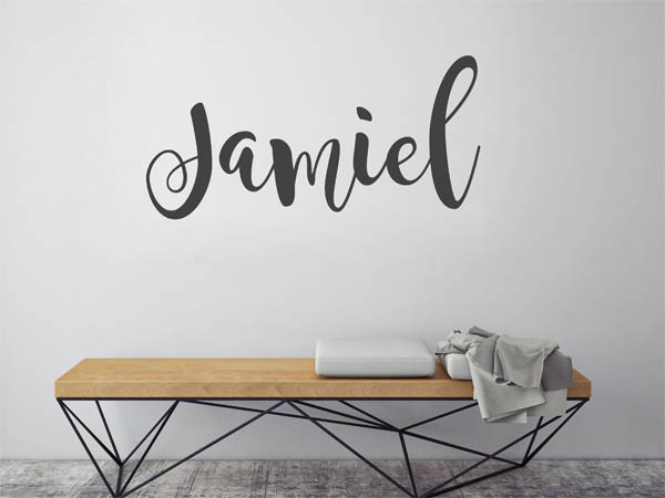 Wandtattoo Jamiel in Handschrift