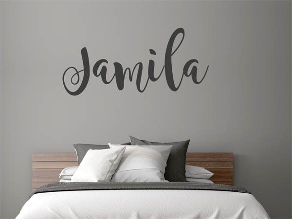 Wandtattoo Jamila in Handschrift