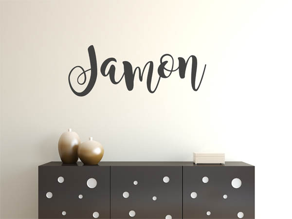 Wandtattoo Jamon in Handschrift
