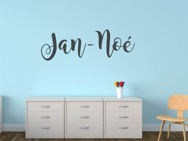 Wandtattoo Jan-Noé in Handschrift