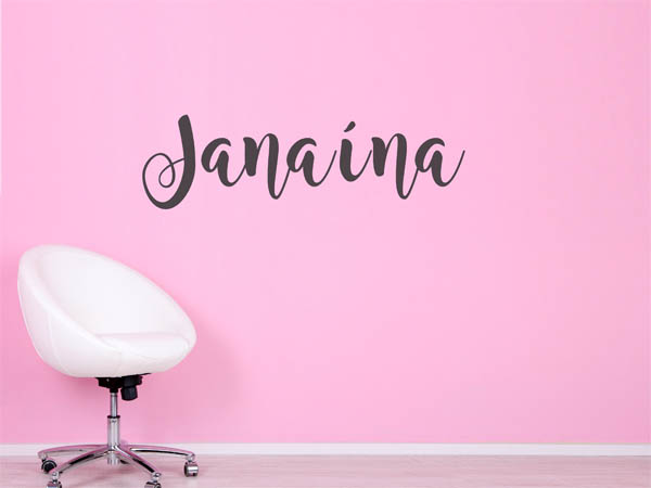 Wandtattoo Janaína in Handschrift