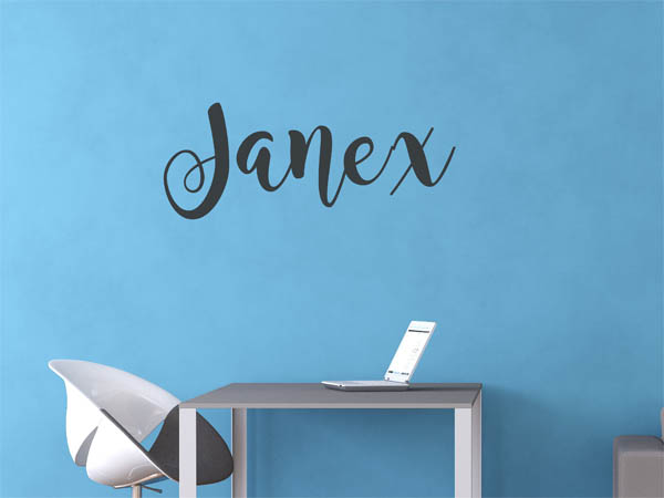 Wandtattoo Janex in Handschrift