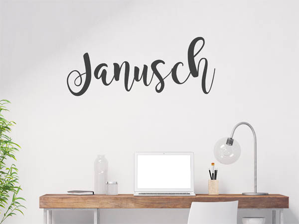 Wandtattoo Janusch in Handschrift