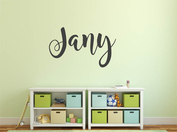 Wandtattoo Jany in Handschrift