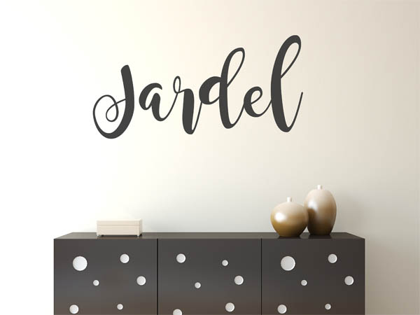 Wandtattoo Jardel in Handschrift