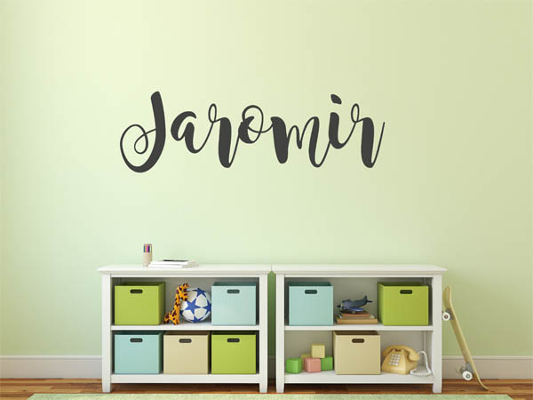Wandtattoo Jaromir in Handschrift