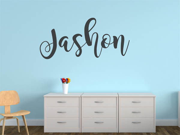 Wandtattoo Jashon in Handschrift