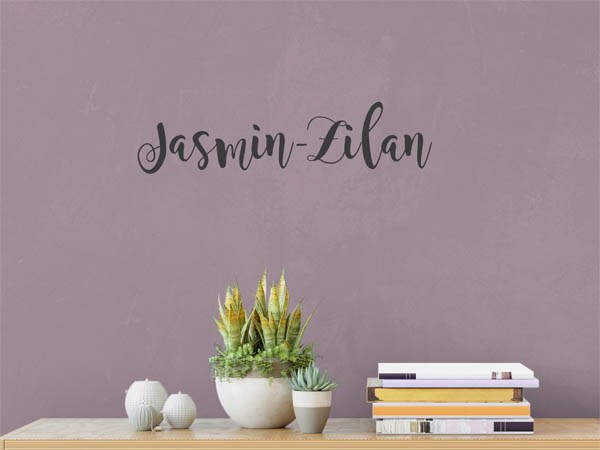 Wandtattoo Jasmin-Zilan in Handschrift