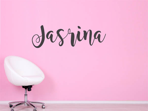 Wandtattoo Jasrina in Handschrift