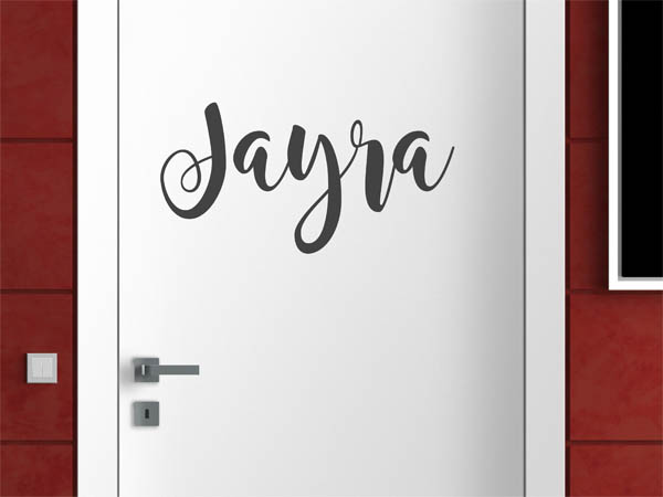 Wandtattoo Jayra in Handschrift