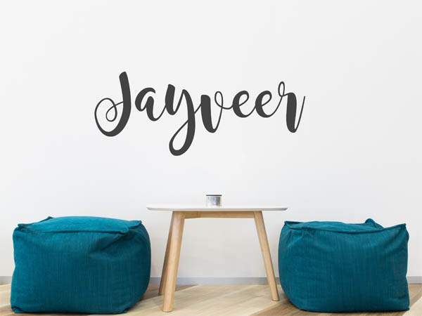 Wandtattoo Jayveer in Handschrift