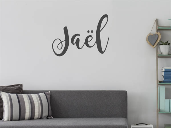 Wandtattoo Jaël in Handschrift