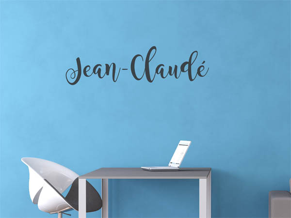 Wandtattoo Jean-Claudé in Handschrift