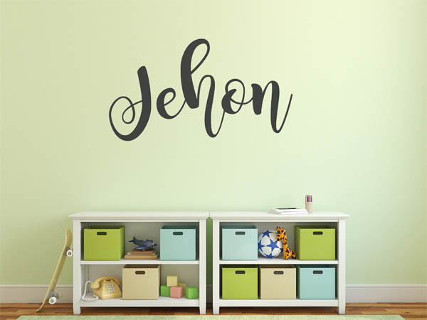Wandtattoo Jehon in Handschrift