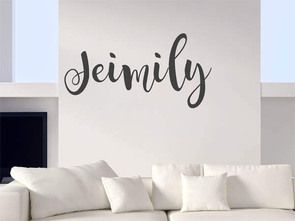 Wandtattoo Jeimily in Handschrift
