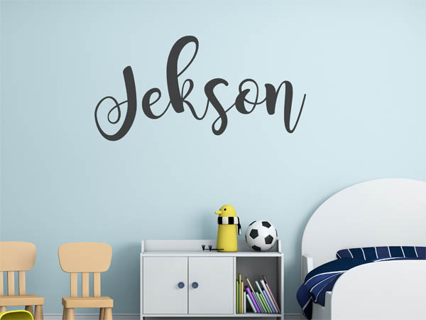 Wandtattoo Jekson in Handschrift
