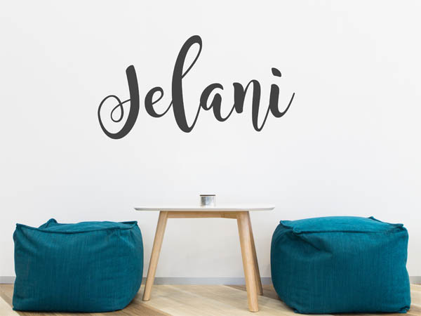 Wandtattoo Jelani in Handschrift