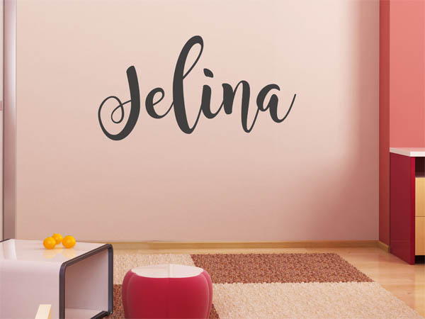 Wandtattoo Jelina in Handschrift