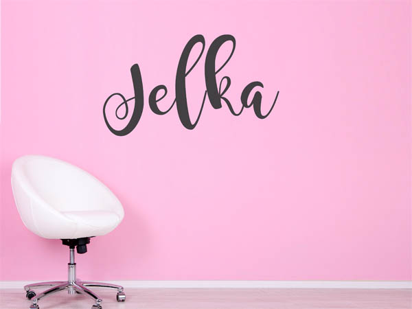 Wandtattoo Jelka in Handschrift