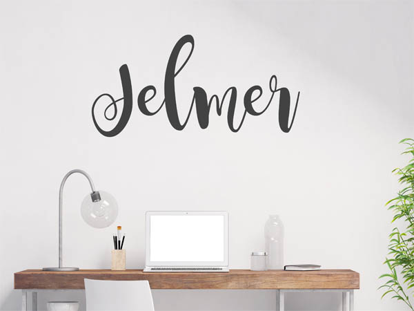 Wandtattoo Jelmer in Handschrift