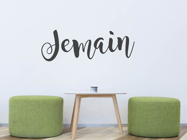 Wandtattoo Jemain in Handschrift