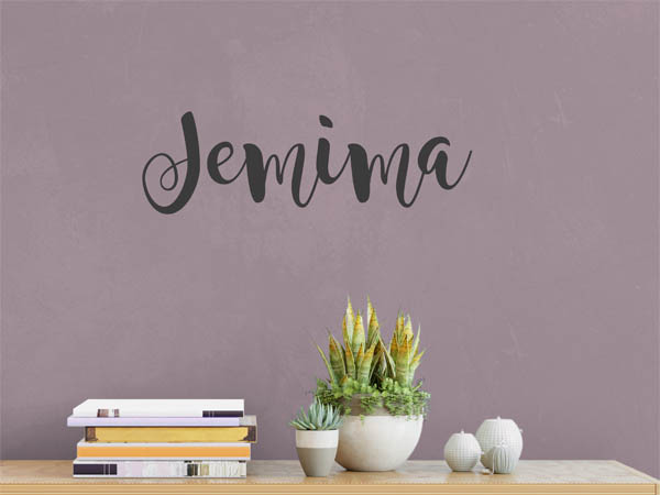 Wandtattoo Jemima in Handschrift