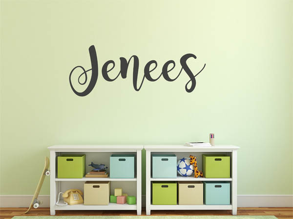 Wandtattoo Jenees in Handschrift