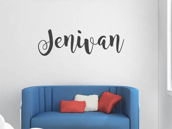 Wandtattoo Jenivan in Handschrift