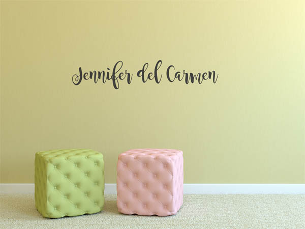 Wandtattoo Jennifer del Carmen in Handschrift