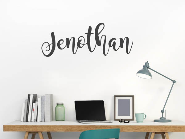 Wandtattoo Jenothan in Handschrift