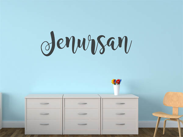 Wandtattoo Jenursan in Handschrift