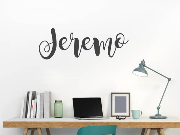 Wandtattoo Jeremo in Handschrift