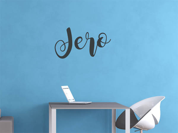 Wandtattoo Jero in Handschrift