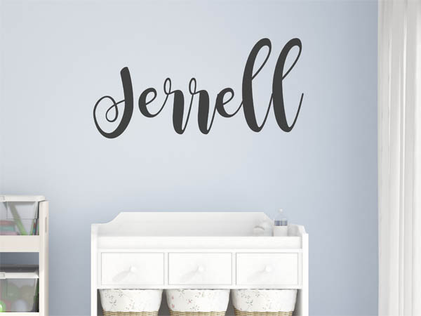 Wandtattoo Jerrell in Handschrift