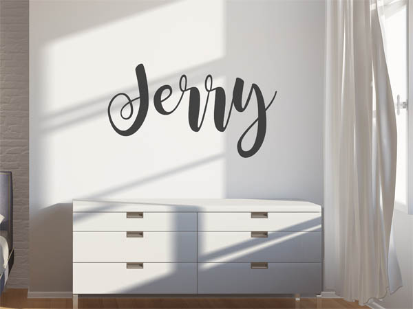 Wandtattoo Jerry in Handschrift