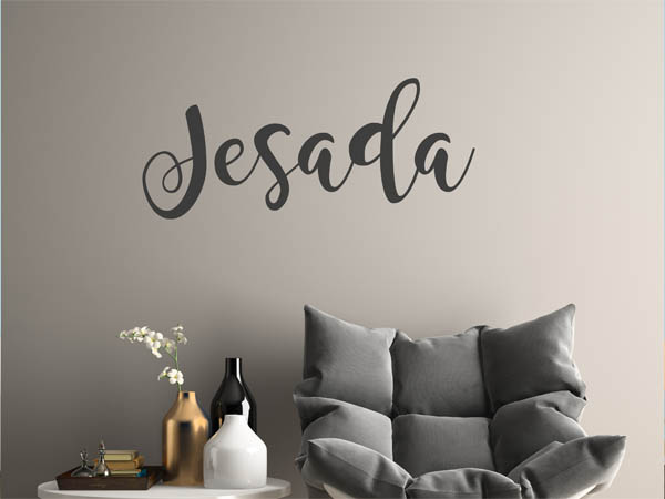 Wandtattoo Jesada in Handschrift