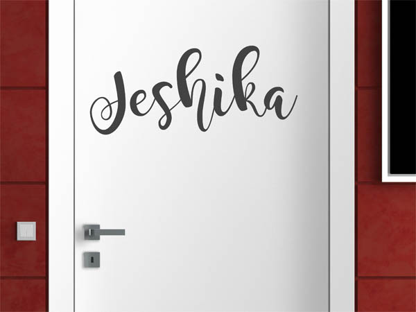 Wandtattoo Jeshika in Handschrift