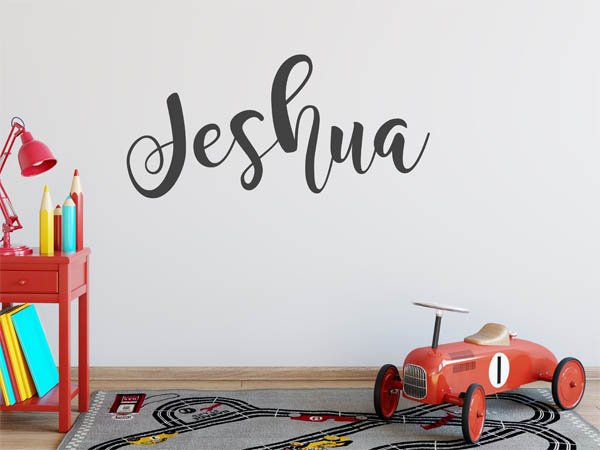 Wandtattoo Jeshua in Handschrift