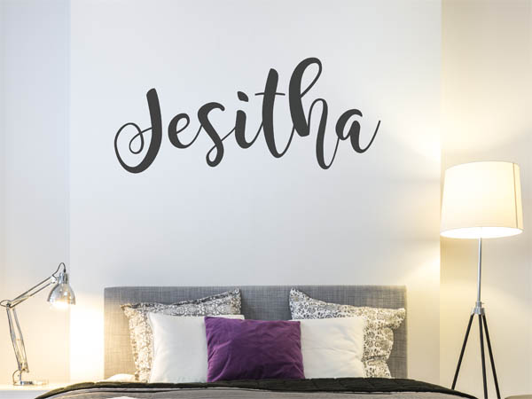 Wandtattoo Jesitha in Handschrift