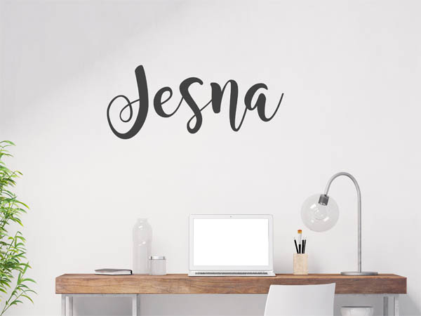 Wandtattoo Jesna in Handschrift