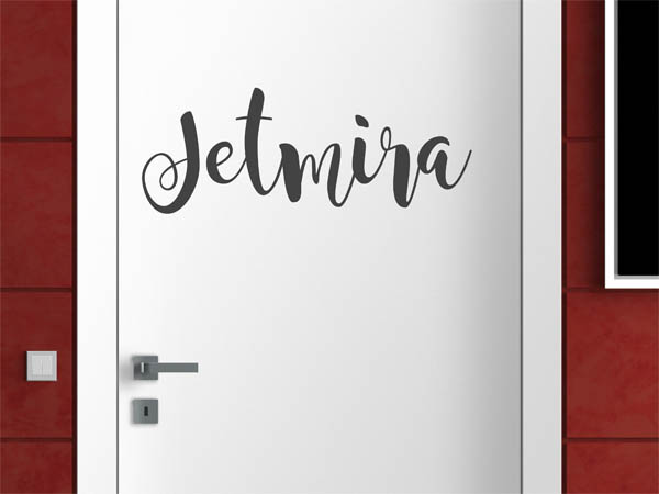 Wandtattoo Jetmira in Handschrift